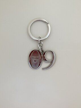 Things Remembered Class of 2009 Alumni Silver Keychain Keepsake Graduation y2k